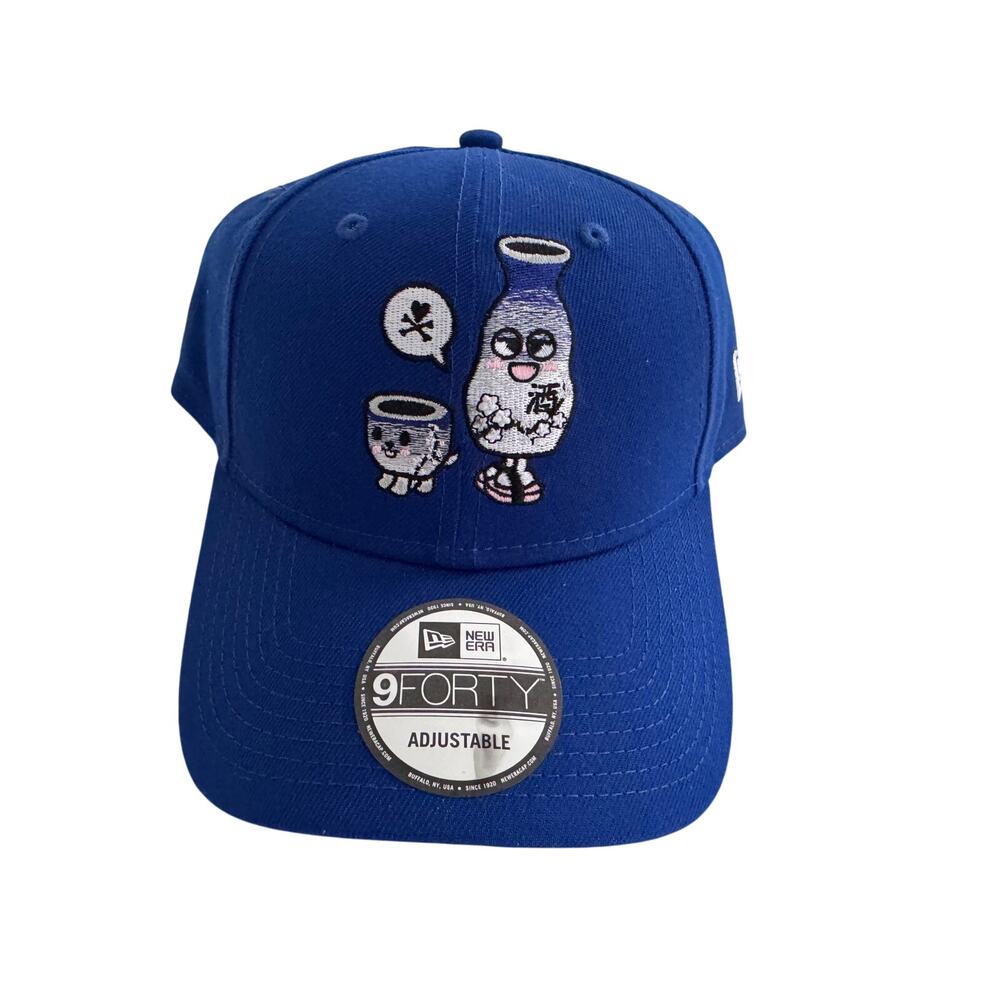 Tokidoki x New Era 9FORTY Hat Blue Sake Nights Adjustable Cap Anime Japan